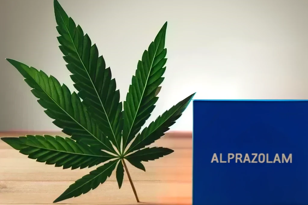 Cannabis et Alprazolam (par exemple Xanax, Tafil, Xanor)