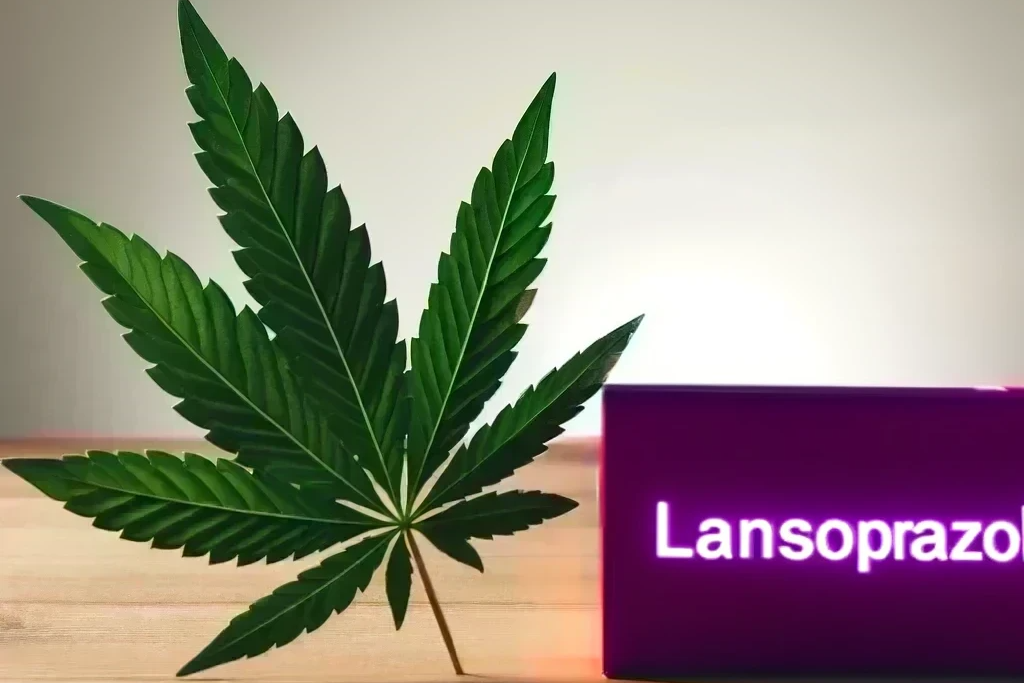 Cannabis et Lansoprazole (par exemple Prevacid, Lanzor, Lansoprazol-ratiopharm)