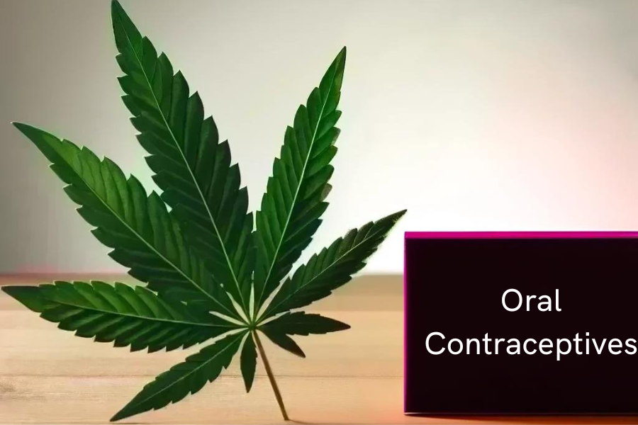 Cannabis et contraceptifs oraux (par exemple Ortho Tri-Cyclen, Valette, Diane-35, Yasminelle)